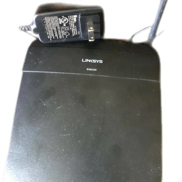 Linksys Black EA6100 Dual Band Smart Wi-Fi Router Power Cord Wireless Network - Picture 3 of 7